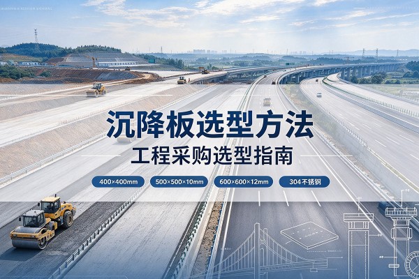 卫辉沉降板选择方法