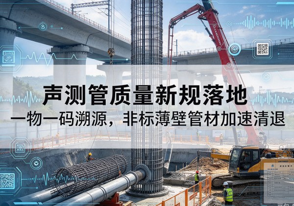 卫辉声测管质量新规落地，一物一码溯源，非标薄壁管材加速清退