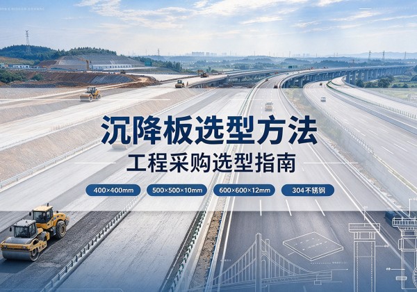 卫辉沉降板选择方法